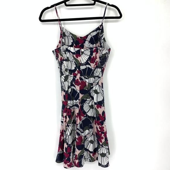 Ann Taylor LOFT Dress Women's Sz 2 Cami Sleeveless Spaghettis Straps Multicolor - Picture 5 of 5